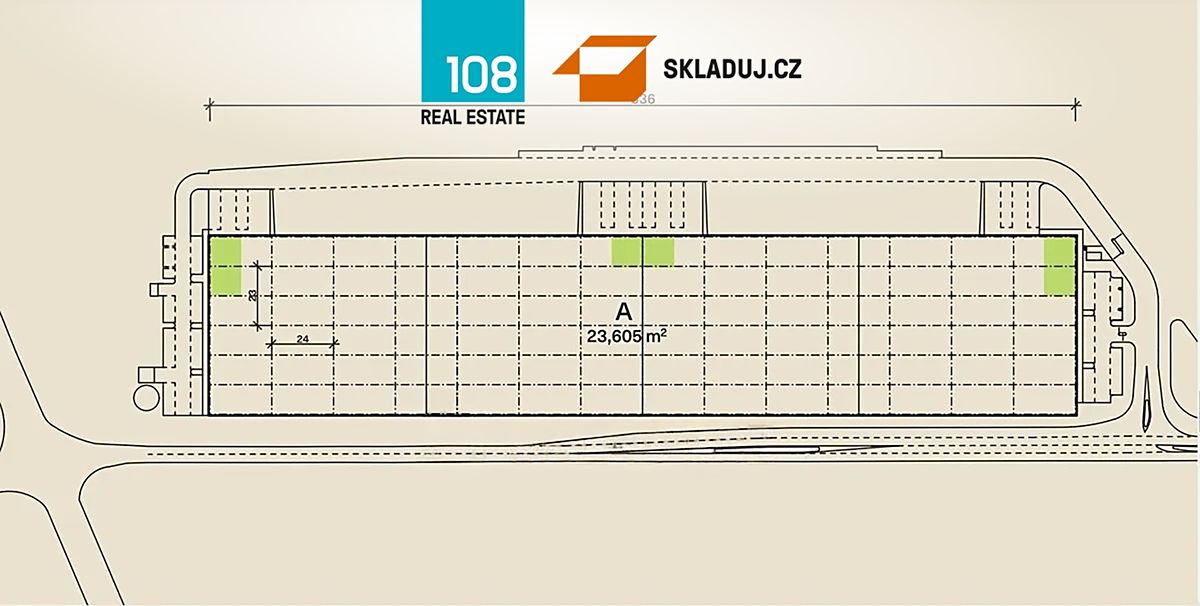 Pronájem skladového prostoru 5000 m² – fotografie 3