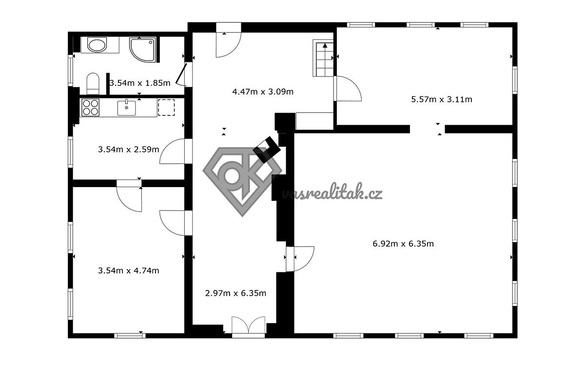 Prodej chalupy 133 m², pozemek 3200 m² – fotografie 3