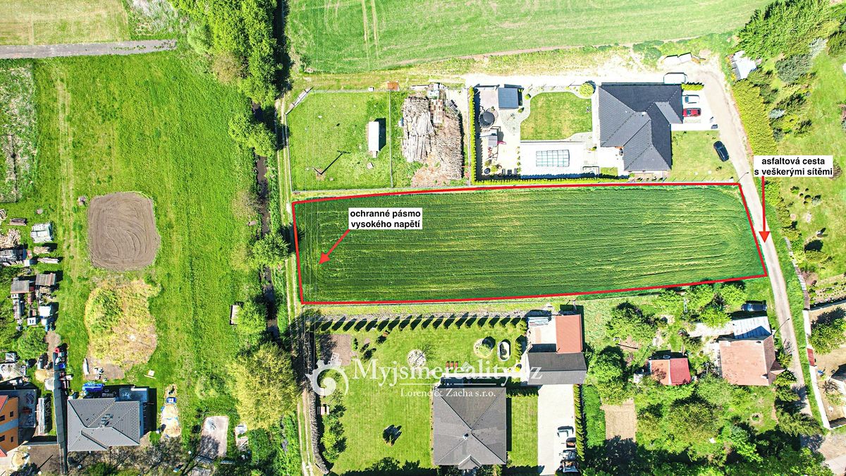 Prodej stavebního pozemku 2822 m²