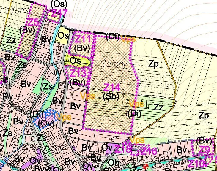Prodej stavebního pozemku 526 m², Heršpice – náhled fotky 3