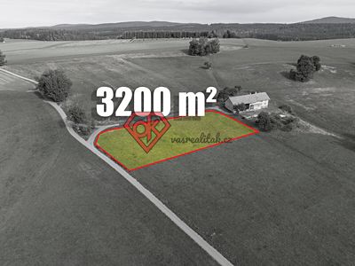 Prodej stavebního pozemku 3200 m²