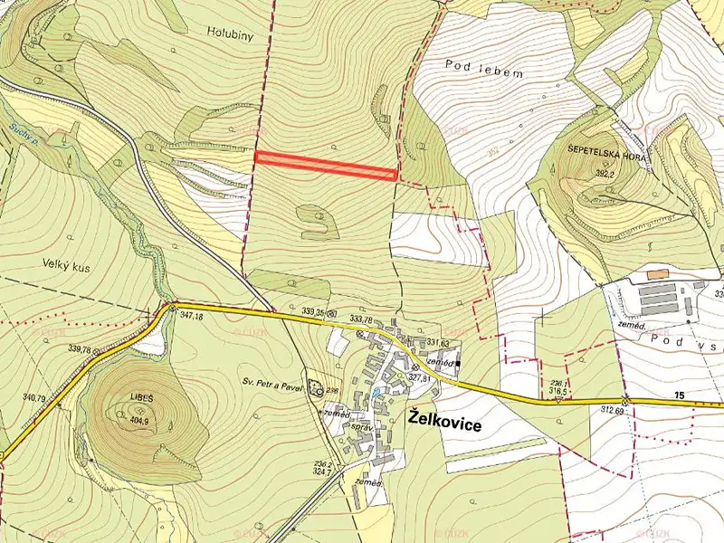 Prodej sadu, vinice 8289 m², Želkovice – náhled fotky 2