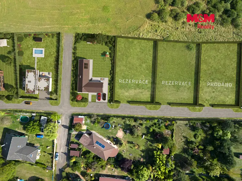 Prodej stavebního pozemku 1009 m², Černovice – náhled fotky 2