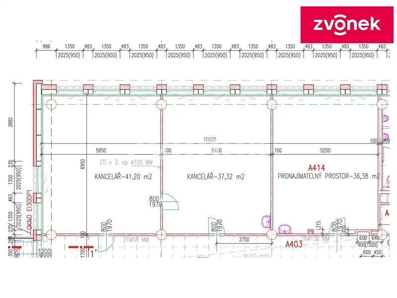 Pronájem kanceláře 36 m², Zlín – náhled fotky 3
