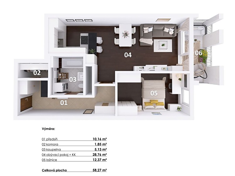 Prodej bytu 2+kk, 61 m² (31 z 32)