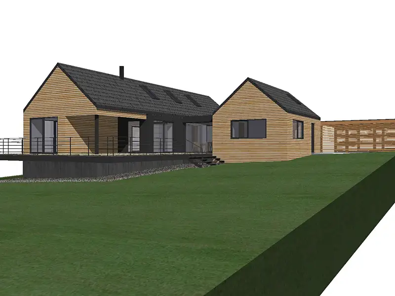 Prodej stavebního pozemku 982 m², Lešany – náhled fotky 1
