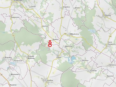 Prodej lesa 1640 m²