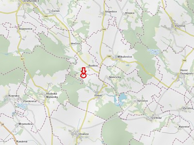 Prodej  lesa 1 640 m²