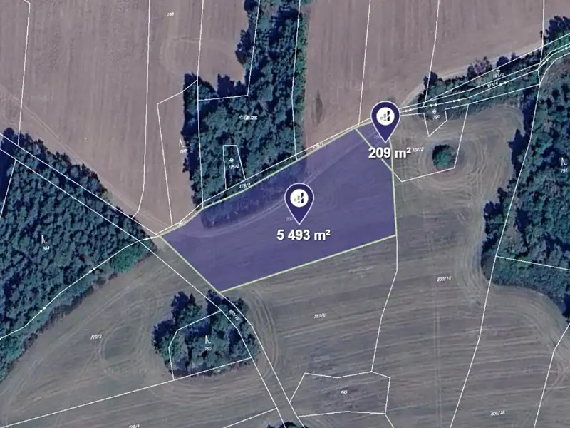 Prodej pole 5702 m², Chanovice – náhled fotky 1
