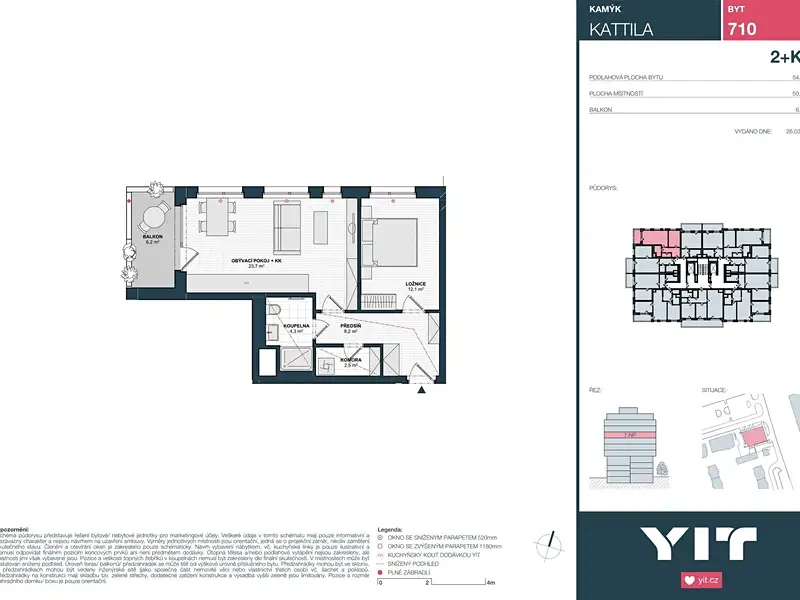 Prodej bytu 2+kk 51 m², Praha – náhled fotky 2