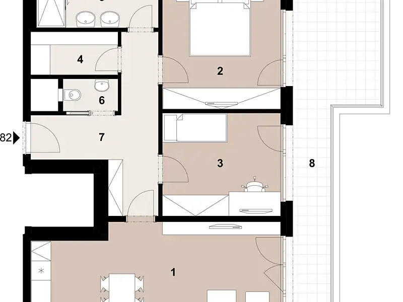 Prodej bytu 3+kk 76 m², Praha – náhled fotky 2