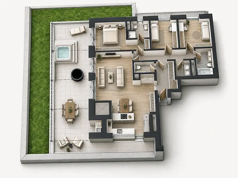 Prodej bytu 4+kk 132 m², Praha – náhled fotky 3