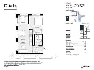 Prodej bytu 2+kk, 50 m² (3 z 12)