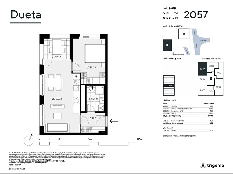 Prodej bytu 2+kk 50 m², Praha – náhled fotky 3