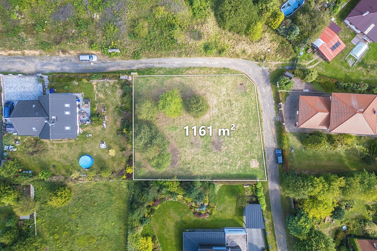 Prodej stavebního pozemku 1161 m² – fotografie 3