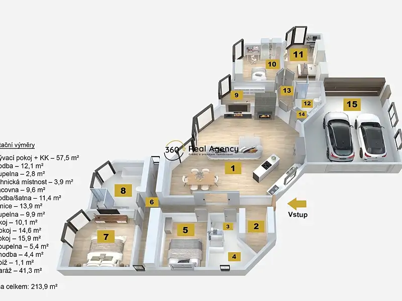 Prodej rodinného domu 214 m², pozemek 1240 m², Trnová – náhled fotky 3