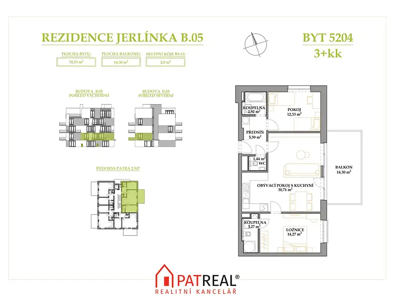 Prodej bytu 3+kk 85 m², Brno – náhled fotky 2
