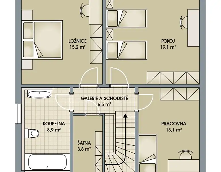Prodej rodinného domu 138 m², pozemek 430 m², Poděbrady – náhled fotky 3