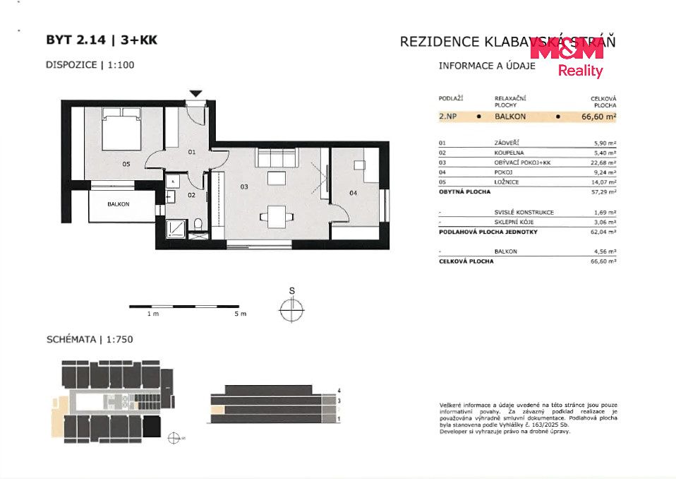Prodej bytu 3+kk 69 m² – fotografie 4