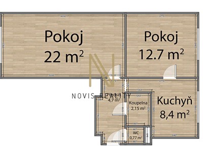 Prodej bytu 2+1, 52 m² (3 z 10)