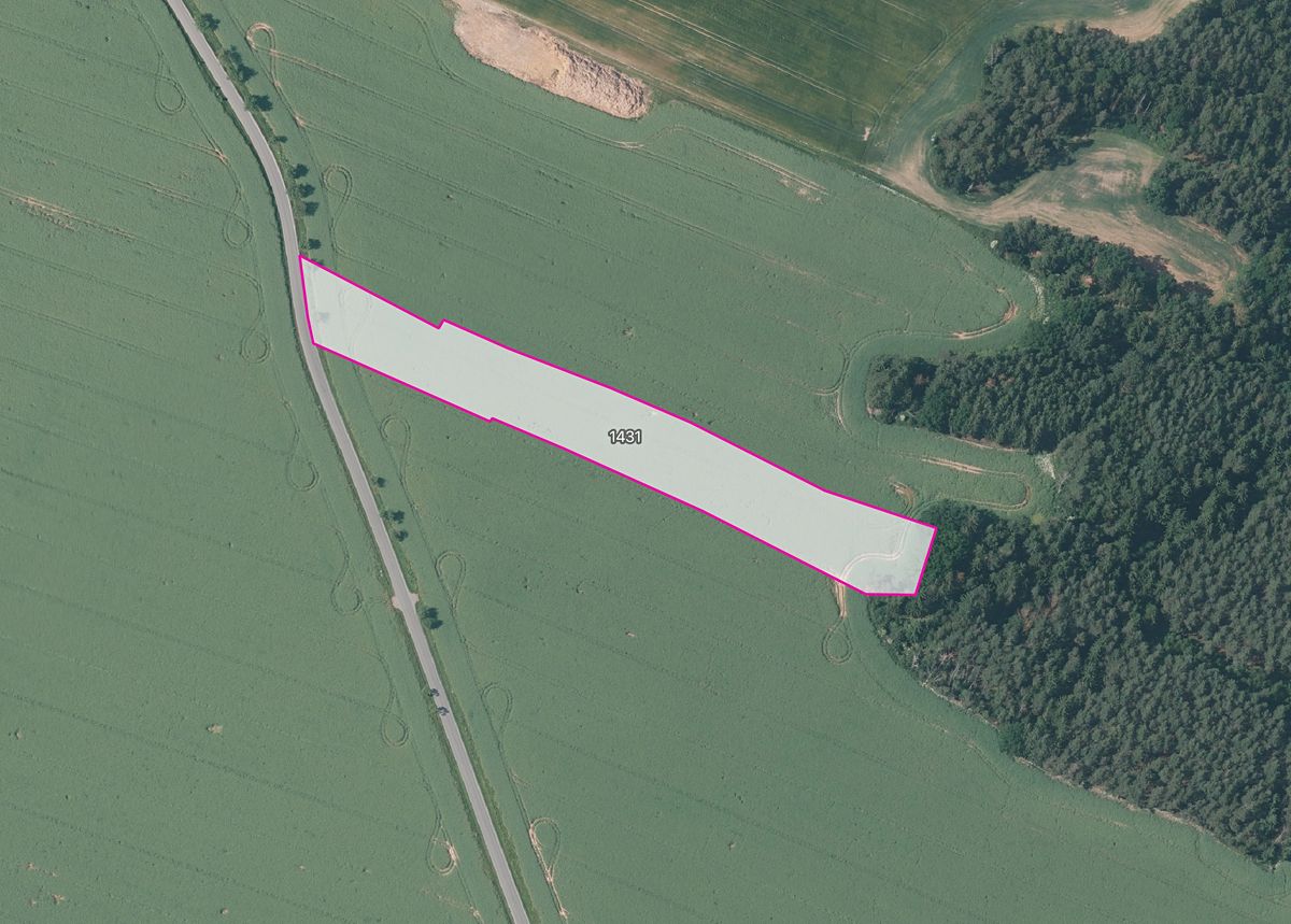 Prodej pole 10291 m², Mladotice – fotka 1 z 3