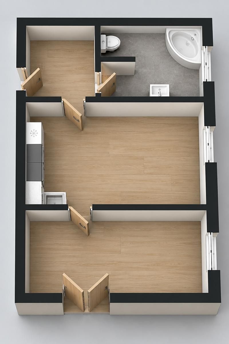 Prodej bytu 2+kk 46 m² – fotografie 2