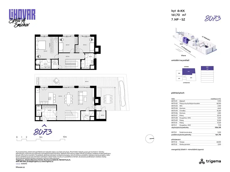 Prodej bytu 4+kk 156 m², Praha – náhled fotky 3
