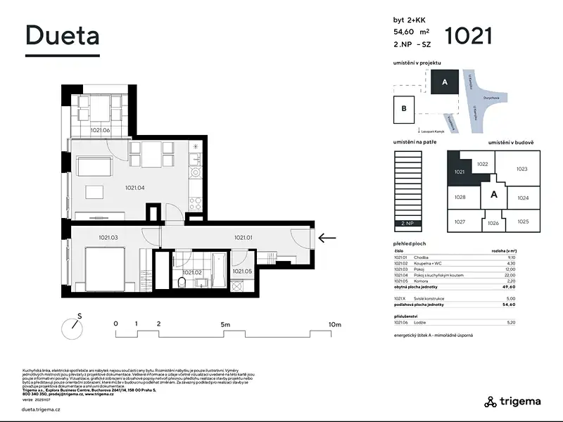 Prodej bytu 2+kk 54 m², Praha – náhled fotky 3