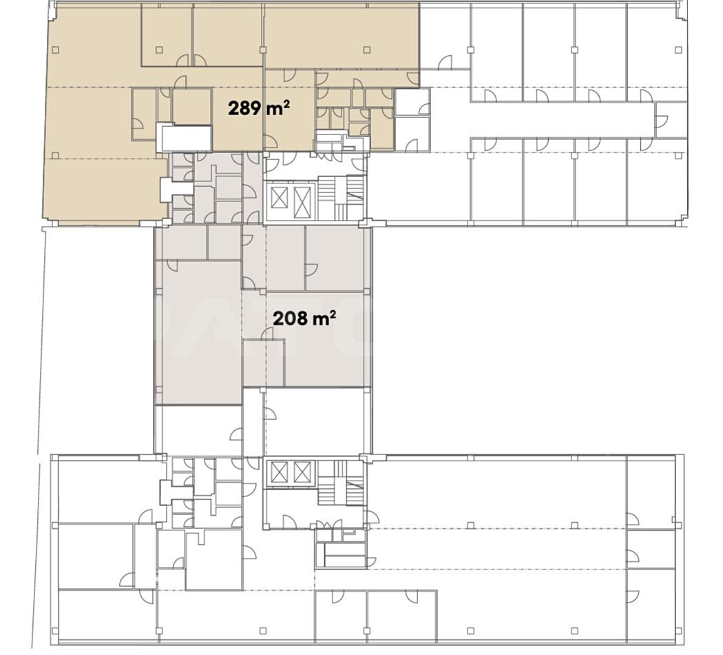 Pronájem kanceláře 208 m² – fotografie 3
