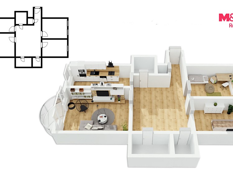 Wohnung 4+1 zum Kauf, 92 m² (18 von 19)