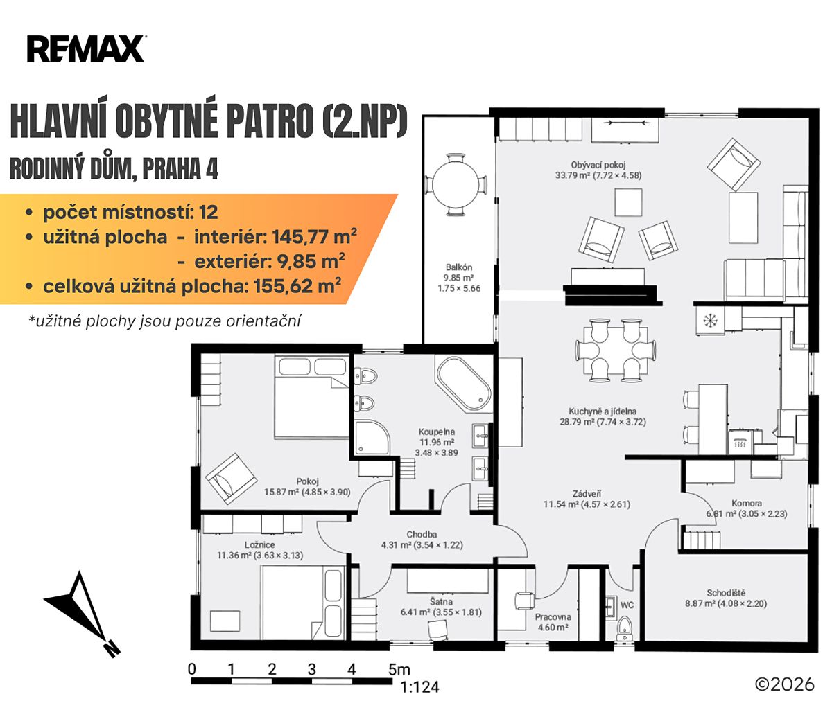 Pronájem rodinného domu 286 m², pozemek 721 m² – fotografie 2