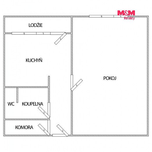 Pronájem bytu 1+1 41 m² – fotografie 4