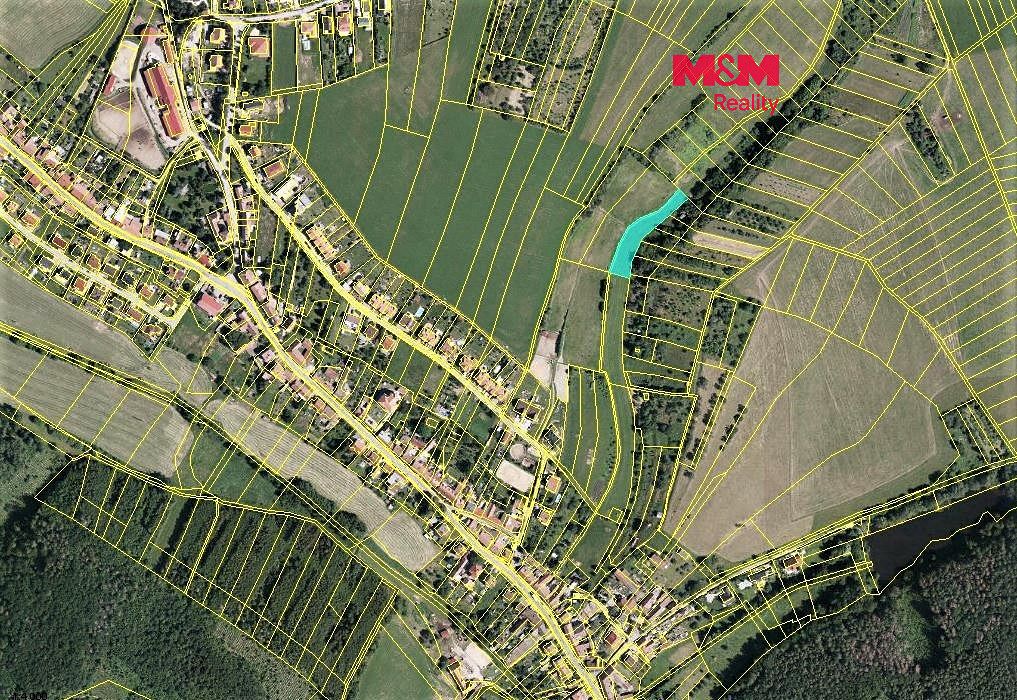 Prodej louky 644 m², Hostěnice – fotka 1 z 3