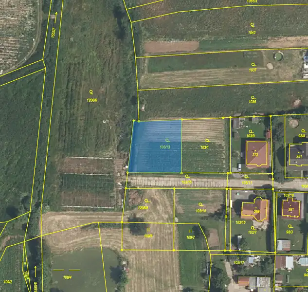 Prodej stavebního pozemku 801 m², Vitice – náhled fotky 2