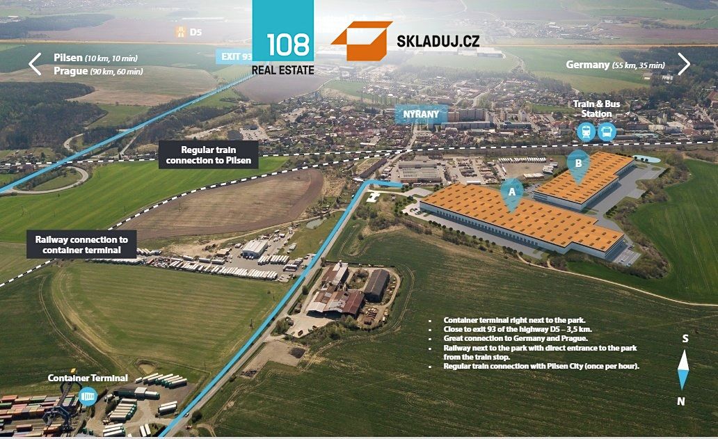 Pronájem skladového prostoru 40000 m² – fotografie 2