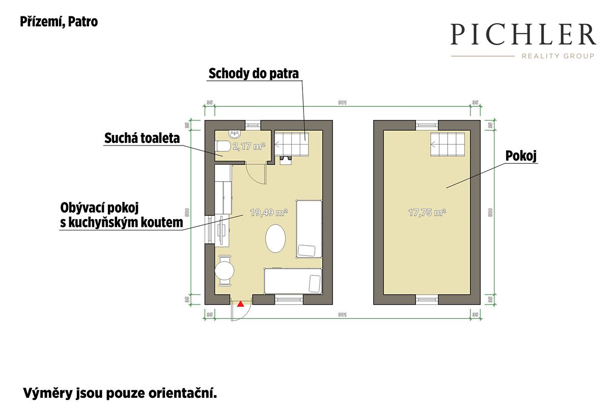 Prodej chaty 39 m², pozemek 388 m² – fotografie 4