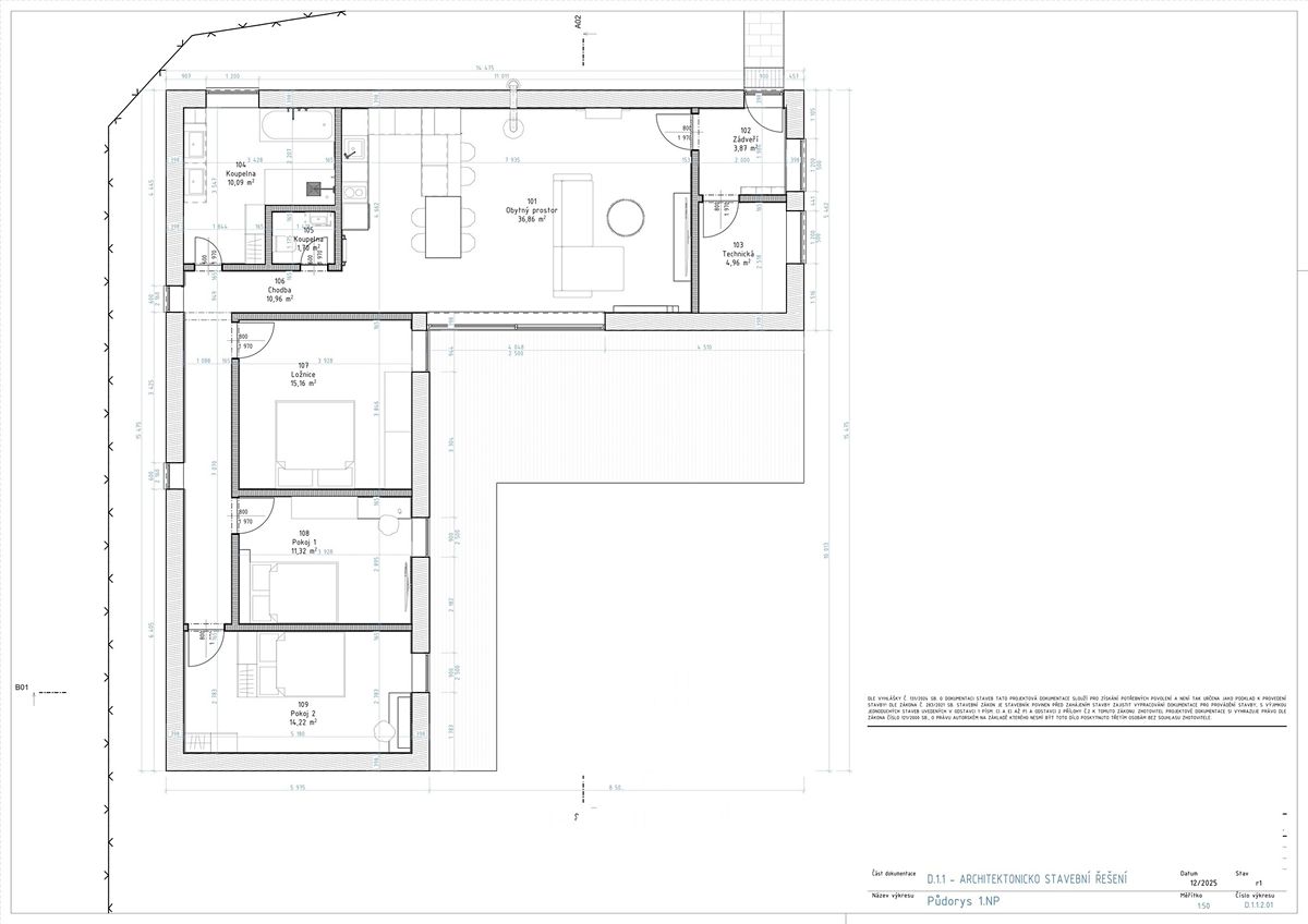 Prodej rodinného domu 110 m², pozemek 928 m² – fotografie 2