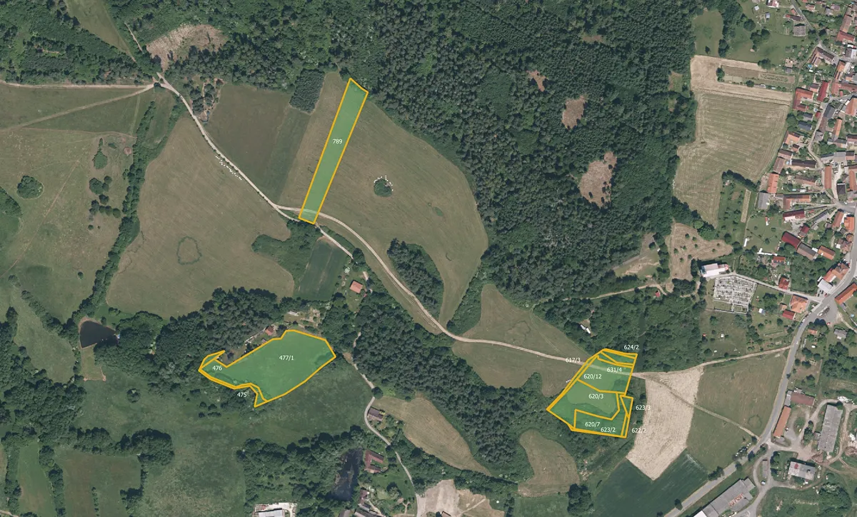 Prodej louky 13638 m²