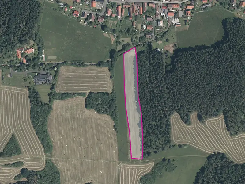 Prodej pole 23810 m², Obory – náhled fotky 1