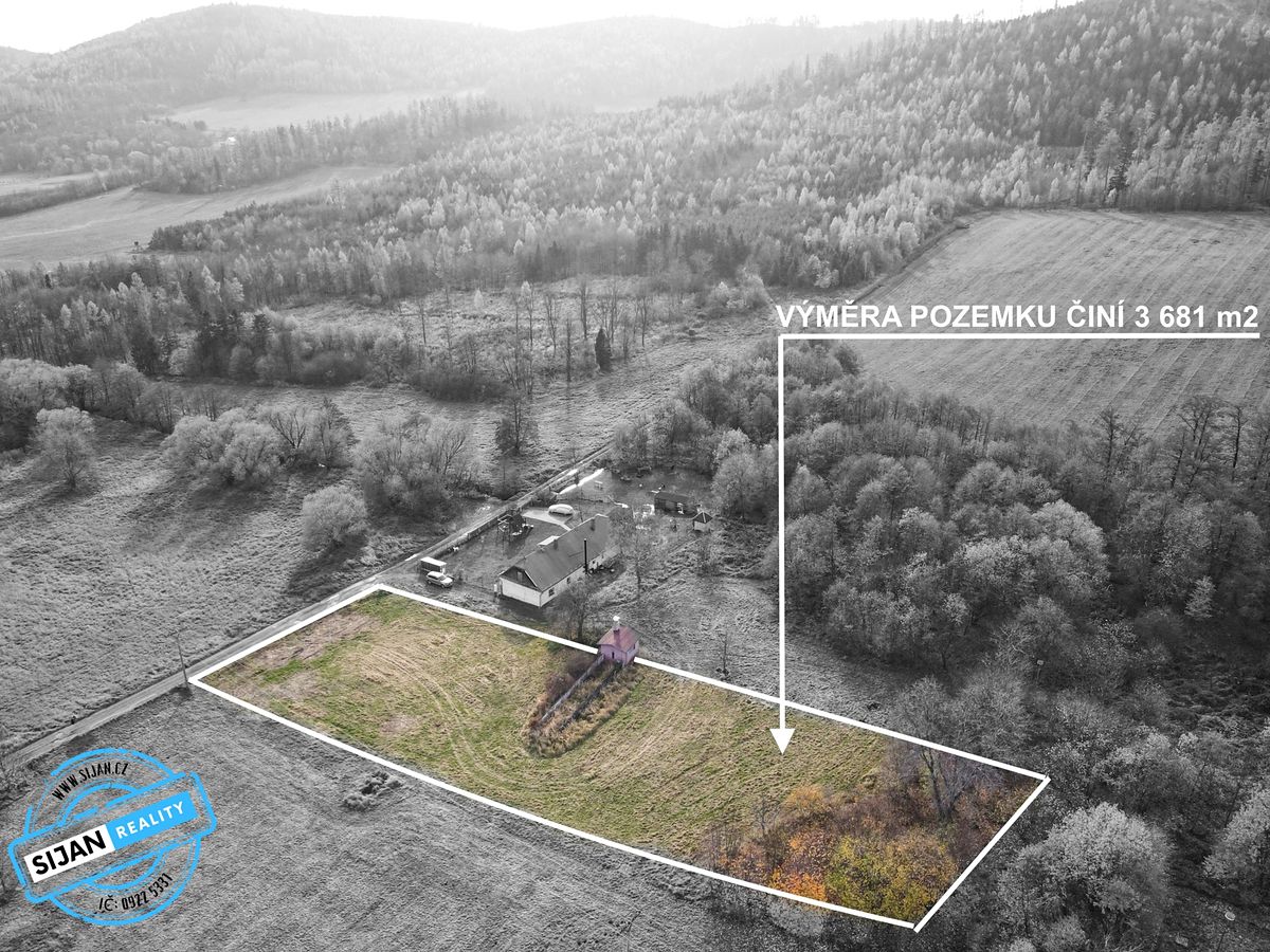 Prodej stavebního pozemku 3681 m²