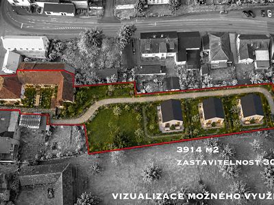 Prodej stavebního pozemku 3914 m²
