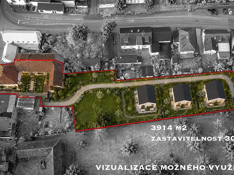 Prodej stavebního pozemku 3914 m², Horní Planá – náhled fotky 1