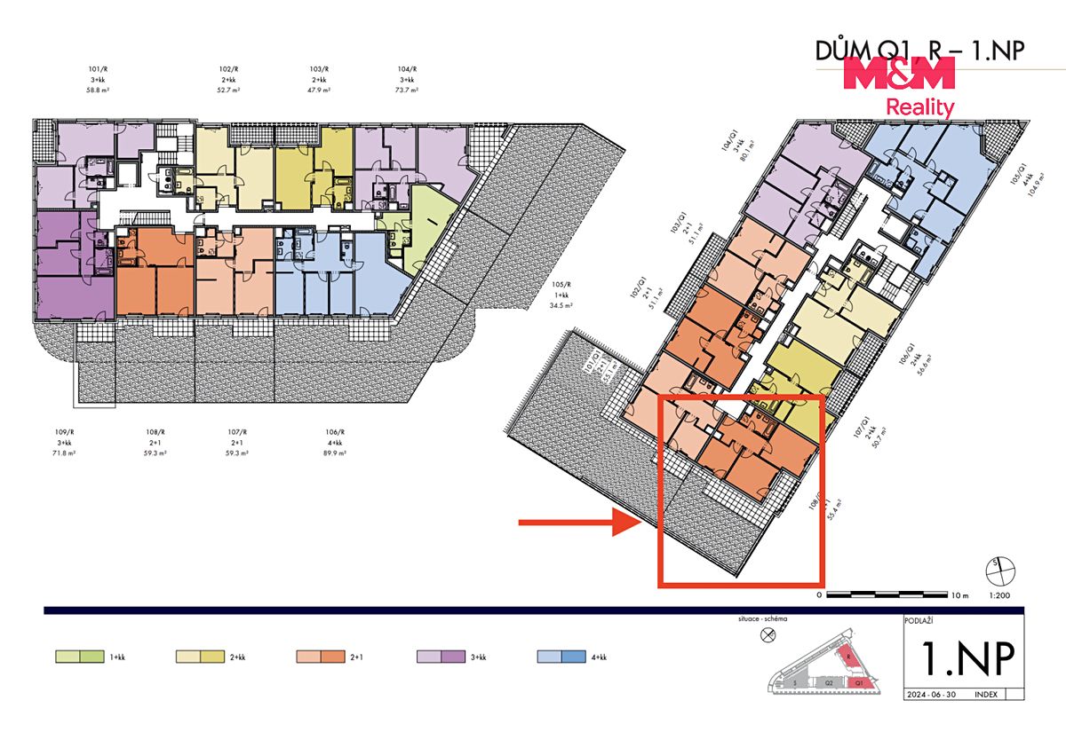 Prodej bytu 2+1 55 m² – fotografie 3