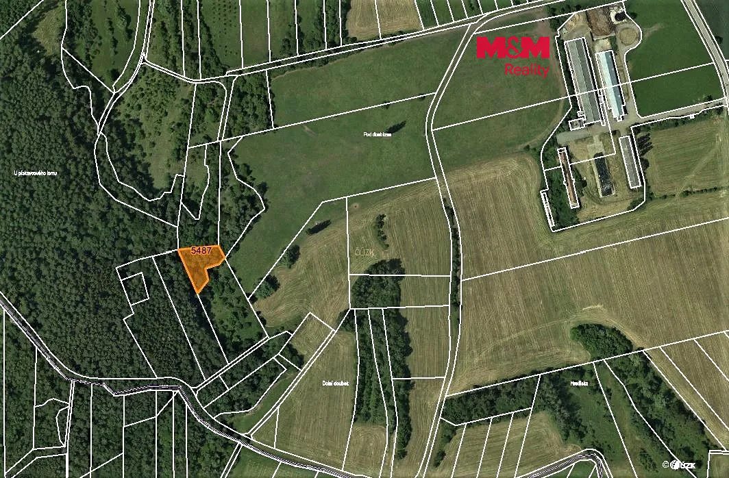 Prodej lesa 1374 m²