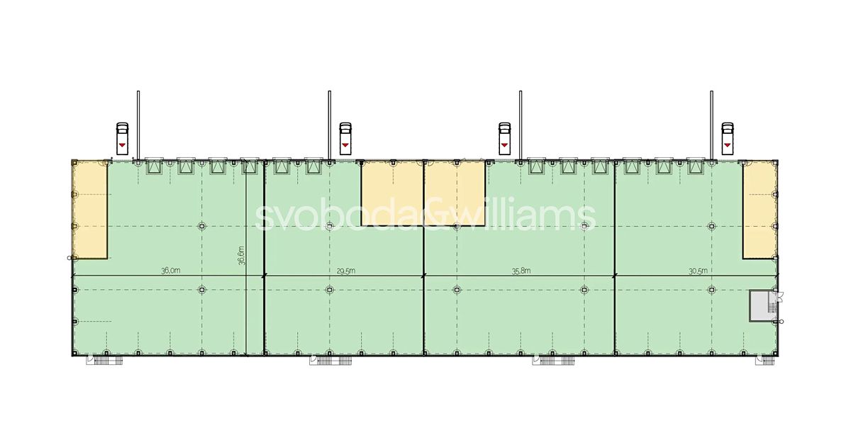 Pronájem výrobní haly, prostoru 4914 m² – fotografie 5