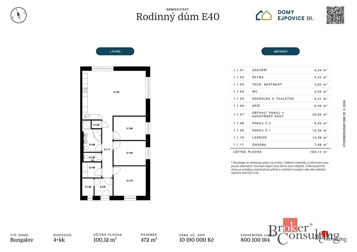Prodej rodinného domu 100 m², pozemek 472 m² – fotografie 3