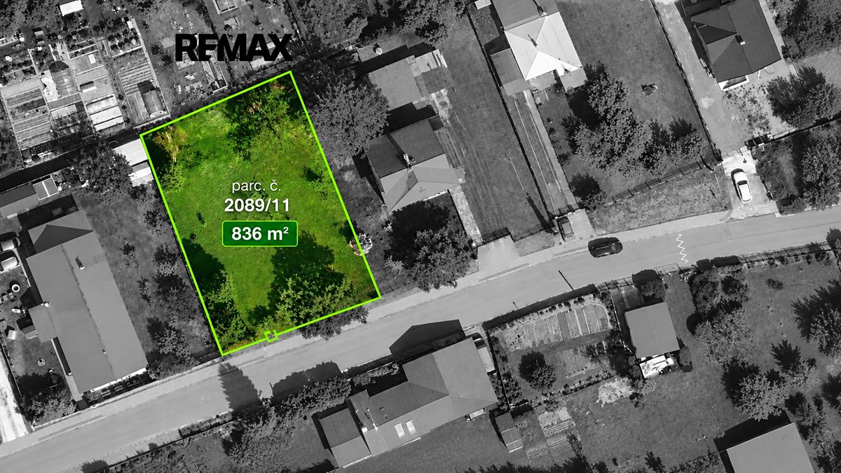 Prodej stavebního pozemku 836 m²
