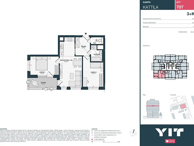 Prodej bytu 3+kk 60 m², Praha – náhled fotky 2