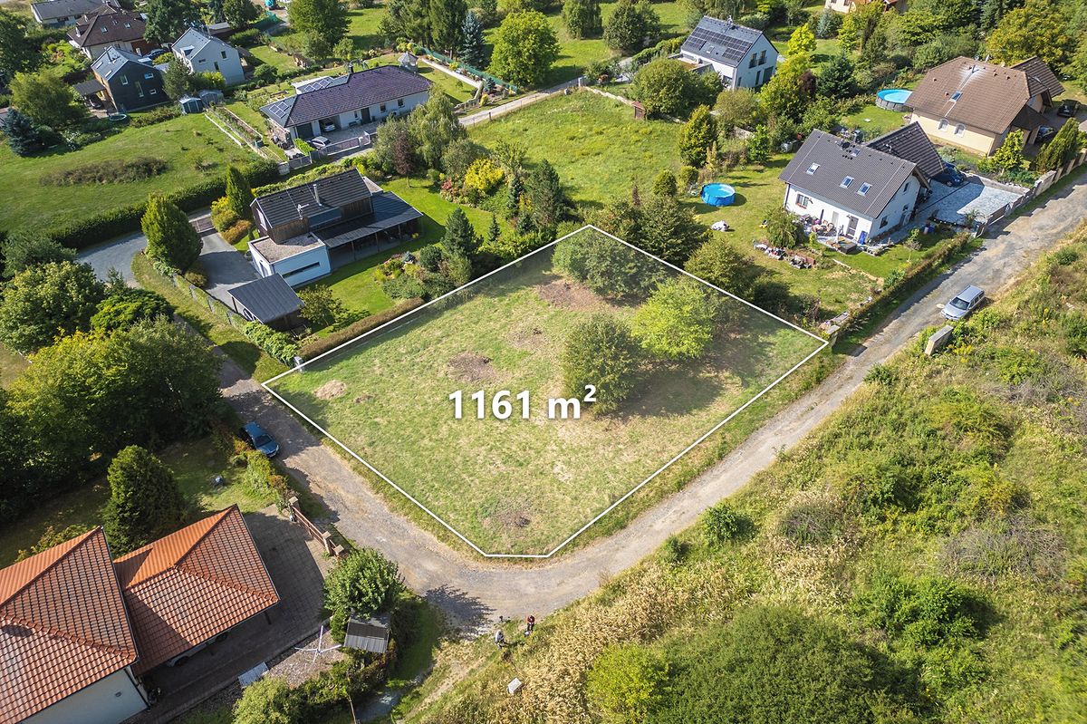 Prodej stavebního pozemku 1161 m²