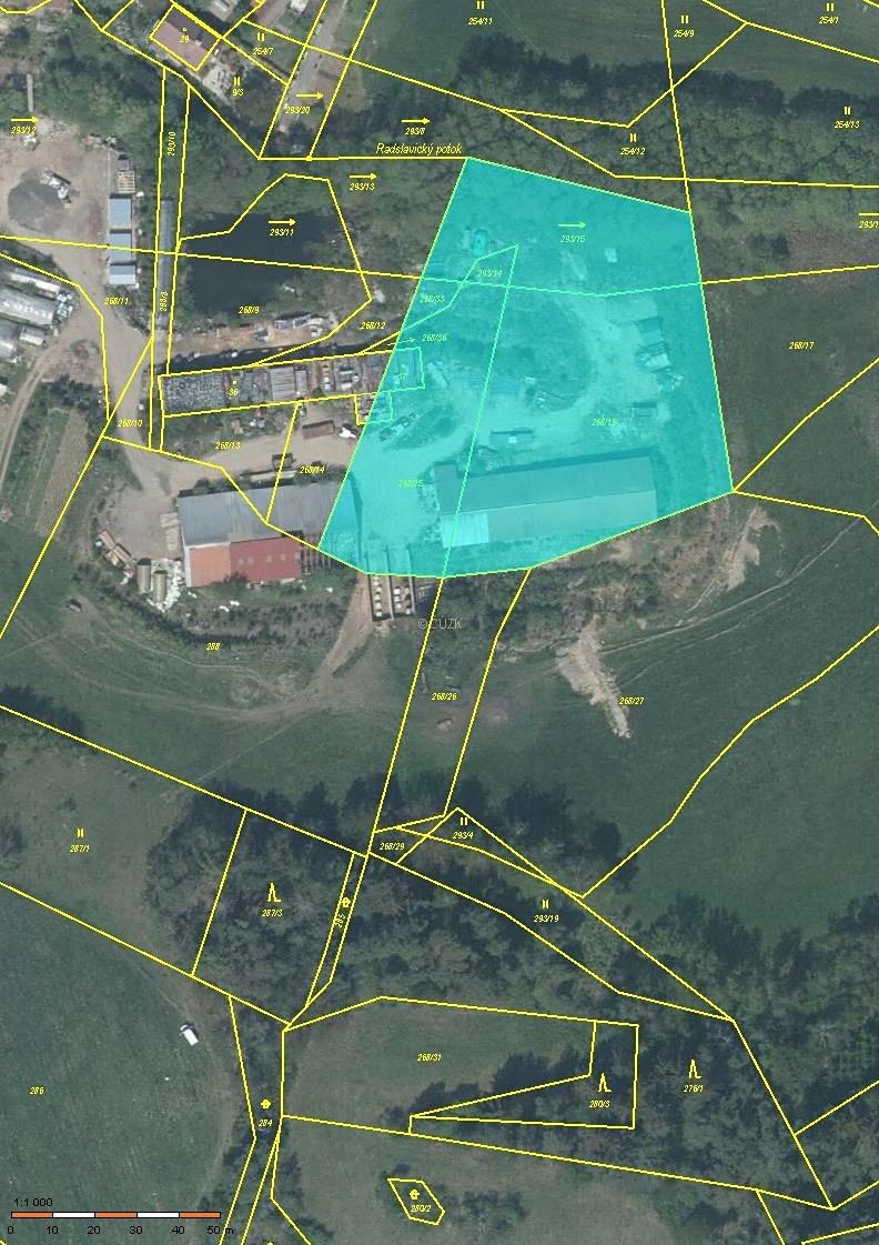 Dražba pole 6715 m², Velké Meziříčí – fotka 1 z 3